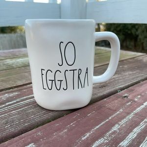 NWT Rae Dunn “So Eggstra” ceramic mug